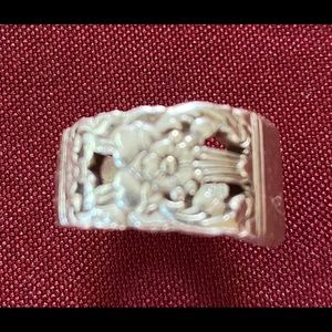 Spoon Ring - Floral Look